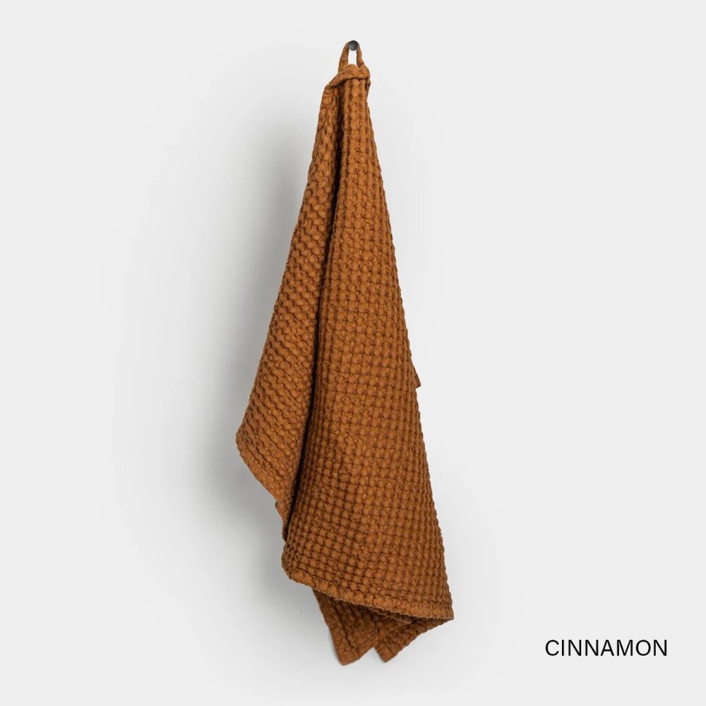 2 Towels - Magic Line Waffle Kitchen Towel - Forest Green - Picture 7 of 15